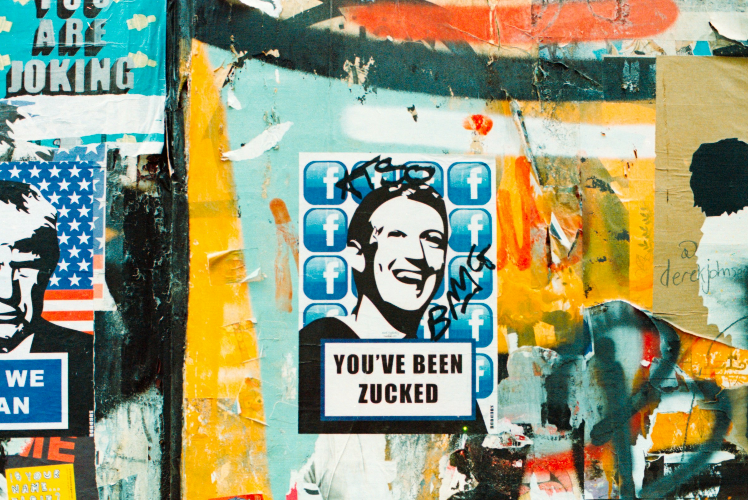 Mark Zuckerberg's sticker